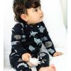 imageBurts Bees Baby babyboys Footless Sleepers 100 Organic Cotton Onepiece Diagonal Zip Up Jumpsuit Snug Fit PajamasMosaic Sea Animals
