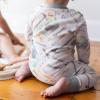 imageBurts Bees Baby babyboys Footless Sleepers 100 Organic Cotton Onepiece Diagonal Zip Up Jumpsuit Snug Fit PajamasTool Box