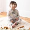 imageBurts Bees Baby babyboys Footless Sleepers 100 Organic Cotton Onepiece Diagonal Zip Up Jumpsuit Snug Fit PajamasTool Box
