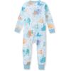 imageBurts Bees Baby babyboys Footless Sleepers 100 Organic Cotton Onepiece Diagonal Zip Up Jumpsuit Snug Fit PajamasUnder the Sea