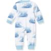 imageBurts Bees Baby babyboys Sleep and Play Pjs 100 Organic Cotton Onepiece Zip Front Footless Romper Jumpsuit PajamasBig Waves