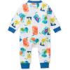 imageBurts Bees Baby babyboys Sleep and Play Pjs 100 Organic Cotton Onepiece Zip Front Footless Romper Jumpsuit PajamasJuice Box