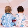 imageBurts Bees Baby babyboys Sleep and Play Pjs 100 Organic Cotton Onepiece Zip Front Footless Romper Jumpsuit PajamasMediterranean Sailing
