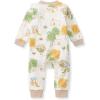 imageBurts Bees Baby babyboys Sleep and Play Pjs 100 Organic Cotton Onepiece Zip Front Footless Romper Jumpsuit PajamasPlayground