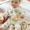 imageBurts Bees Baby babyboys Sleep and Play Pjs 100 Organic Cotton Onepiece Zip Front Footless Romper Jumpsuit PajamasPlayground