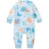 imageBurts Bees Baby babyboys Sleep and Play Pjs 100 Organic Cotton Onepiece Zip Front Footless Romper Jumpsuit PajamasUnder the Sea