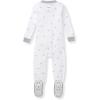 imageBurts Bees Baby babyboys Sleeper Pjs 100 Organic Cotton Onepiece Footie Zip Up Jumpsuit Snug Fit PajamasBlue Golden Bee