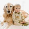 imageBurts Bees Baby babyboys Sleeper Pjs 100 Organic Cotton Onepiece Footie Zip Up Jumpsuit Snug Fit PajamasDog House
