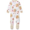 imageBurts Bees Baby babyboys Sleeper Pjs 100 Organic Cotton Onepiece Footie Zip Up Jumpsuit Snug Fit PajamasEaster Breakfast