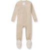 imageBurts Bees Baby babyboys Sleeper Pjs 100 Organic Cotton Onepiece Footie Zip Up Jumpsuit Snug Fit PajamasNeutral Solid Rib