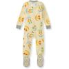 imageBurts Bees Baby babyboys Sleeper Pjs 100 Organic Cotton Onepiece Footie Zip Up Jumpsuit Snug Fit PajamasPlay With Your Food