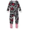 imageBurts Bees Baby babyboys Sleeper Pjs 100 Organic Cotton Onepiece Footie Zip Up Jumpsuit Snug Fit PajamasXo Doodles