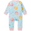 imageBurts Bees Baby babygirls Sleep and Play Pajamas 100 Organic Cotton Onepiece Footless PajamasPuffer Fish