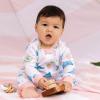 imageBurts Bees Baby babygirls Sleep and Play Pajamas 100 Organic Cotton Onepiece Footless PajamasSantorini Beach