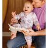 imageBurts Bees Baby babygirls Sleep and Play Pajamas 100 Organic Cotton Onepiece Footless PajamasSwirly Seashells