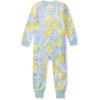 imageBurts Bees Baby babygirls Sleepers 100 Organic Cotton Onepiece Zip Up Footless Jumpsuit Snug Fit PajamasLemon Tiles