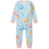 imageBurts Bees Baby babygirls Sleepers 100 Organic Cotton Onepiece Zip Up Footless Jumpsuit Snug Fit PajamasPuffer Fish