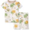 imageBurts Bees Baby Baby Boys Pajamas Sleeve Tee and Shorts 2Piece Pj Set 100 Organic CottonPlayground