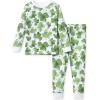 imageBurts Bees Baby Baby Girls Pajamas Tee and Pant 2Piece Pj SetCutest Clover