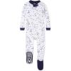imageBurts Bees Baby Boys Snug Fit OnePiece Footed NonSlip SleeperMidnight Twinkle Bee