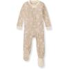 imageBurts Bees Baby Girls Snug Fit OnePiece Footed NonSlip Sleeper PajamasWhimsical Floral