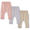 imageBurts Bees Baby Knit Jogger Pants Baby Sweatpants 100 Organic Cotton Infant BottomsPink 3pk