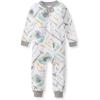 imageBurts Bees Baby babyboys Footless Sleepers 100 Organic Cotton Onepiece Diagonal Zip Up Jumpsuit Snug Fit PajamasTool Box