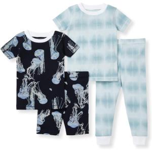 imageBurts Bees Baby Baby Boys Pajamas Sleeve Tee and Shorts 2Piece Pj Set 100 Organic CottonIm Jelly