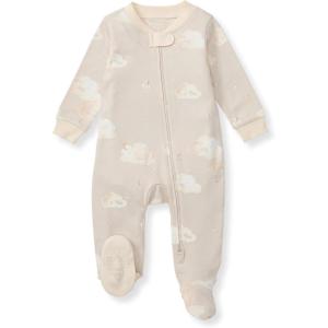 imageBurts Bees Baby Baby Girls Pajamas Zip Front NonSlip Footed Sleeper Pjs 100 Organic CottonGood Night Sky