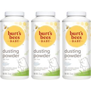 imageBurts Bees Baby Dusting Powder Talc Free and Hypoallergenic for Safe and Gentle Comfort 100 Natural Origin Pediatrician Tested 75 Oz225 Ounce Pack of 1