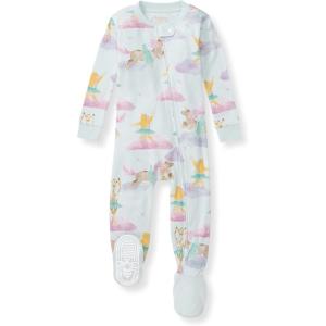 imageBurts Bees Baby Girls Snug Fit OnePiece Footed NonSlip Sleeper PajamasDream Ballet