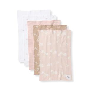 imageBurts Bees Baby Infant Burp Cloths 100 Organic Cotton Extra Absorbent Soft Fabric Drool Cloths 5Pack Newborn MustHave Essential Large Burping Cloths One Size 17 x 1175 InchesWhimsical Floral