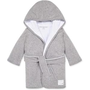 imageBurts Bees Baby Kids Hooded BathrobeHeather Grey