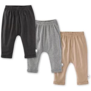 imageBurts Bees Baby Knit Jogger Pants Baby Sweatpants 100 Organic Cotton Infant BottomsAsh 3pk