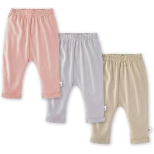 imageBurts Bees Baby Knit Jogger Pants Baby Sweatpants 100 Organic Cotton Infant BottomsPink 3pk