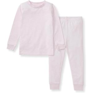 imageBurts Bees Baby Unisex Baby Honeysoft Pajamas Tee and Pant 2Piece Pj Set Soft Organic Cotton ampamp Lyocell BlendLavender Jersey Slub