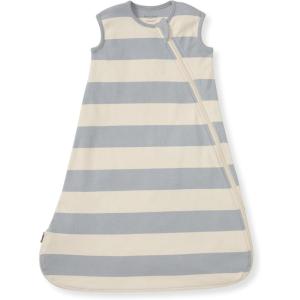 imageBurts Bees Baby Unisex Newborn Essentials 100 Organic Cotton Beekeeper Wearable BlanketBlue Rugby Stripe