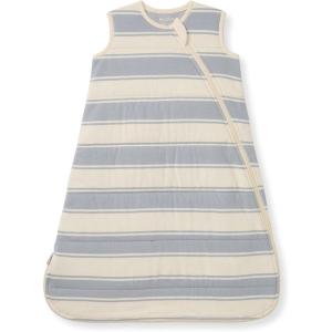 imageBurts Bees Baby Unisex Newborn Essentials 100 Organic Cotton Beekeeper Wearable BlanketQuilted Blue Rugby Stripe