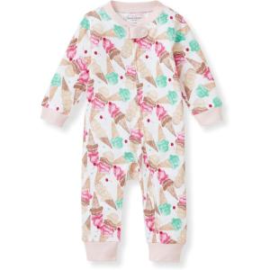 imageBurts Bees Baby babygirls Sleep and Play Pajamas 100 Organic Cotton Onepiece Footless PajamasMini Ice Cream Social