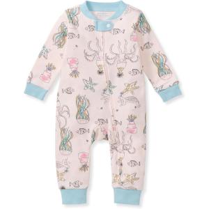 imageBurts Bees Baby babygirls Sleep and Play Pajamas 100 Organic Cotton Onepiece Footless PajamasSealebration