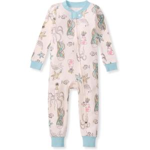 imageBurts Bees Baby babygirls Sleepers 100 Organic Cotton Onepiece Zip Up Footless Jumpsuit Snug Fit PajamasSealebration