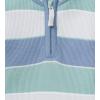 imageBurts Bees Baby Boys 100 Organic OnePiece Long Sleeve CoverallBlue Multi Stripe