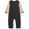 imageBurts Bees Baby Boys 100 Organic OnePiece Long Sleeve CoverallDoe Colorblock