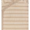 imageBurts Bees Baby Boys 100 Organic OnePiece Long Sleeve CoverallRaised Stripe Tan