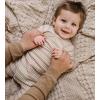 imageBurts Bees Baby Boys 100 Organic OnePiece Long Sleeve CoverallRaised Stripe Tan