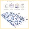 imageBurts Bees Baby Essential Organic Cotton Fitted Crib Sheet Breathable for Boy Girl Standard Crib ampamp Toddler MattressesAutumn Blooms 2pk