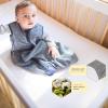 imageBurts Bees Baby Essential Organic Cotton Fitted Crib Sheet Breathable for Boy Girl Standard Crib ampamp Toddler MattressesBlossomWhite 2pk