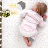 imageBurts Bees Baby Essential Organic Cotton Fitted Crib Sheet Breathable for Boy Girl Standard Crib ampamp Toddler MattressesButterfly Garden