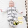 imageBurts Bees Baby Essential Organic Cotton Fitted Crib Sheet Breathable for Boy Girl Standard Crib ampamp Toddler MattressesCloud White