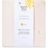 imageBurts Bees Baby Essential Organic Cotton Fitted Crib Sheet Breathable for Boy Girl Standard Crib ampamp Toddler MattressesGood Night Sky Pink 2pk